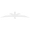 Ekena Millwork Alberta Architectural Grade PVC Gable Bracket, 108"W x 22 1/2"H x 4"D x 6"F, 5/12 Pitch GBP108X23X0406ALB00 - alternate 4